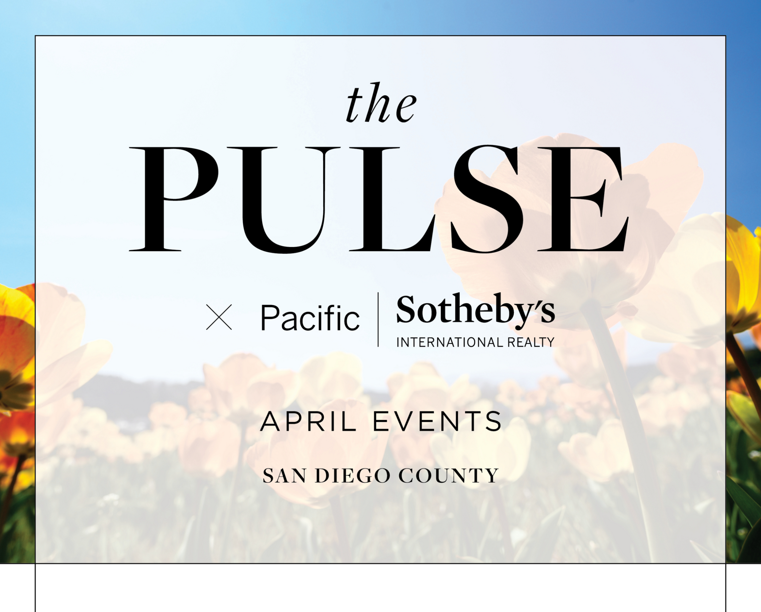 San Diego Events, April 2026, Pulse banner